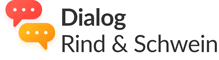 Logo Dialog Rind und Schwein